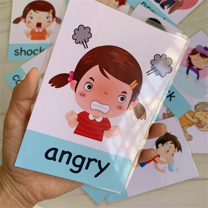 Kids Education Card - 14 قطعة مونتيسوري الطفل الإنجليزية بطاقات