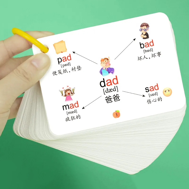 Kids Education Card - بطاقات الخرائط الذهنية بالرمز الصوتي للأطفال