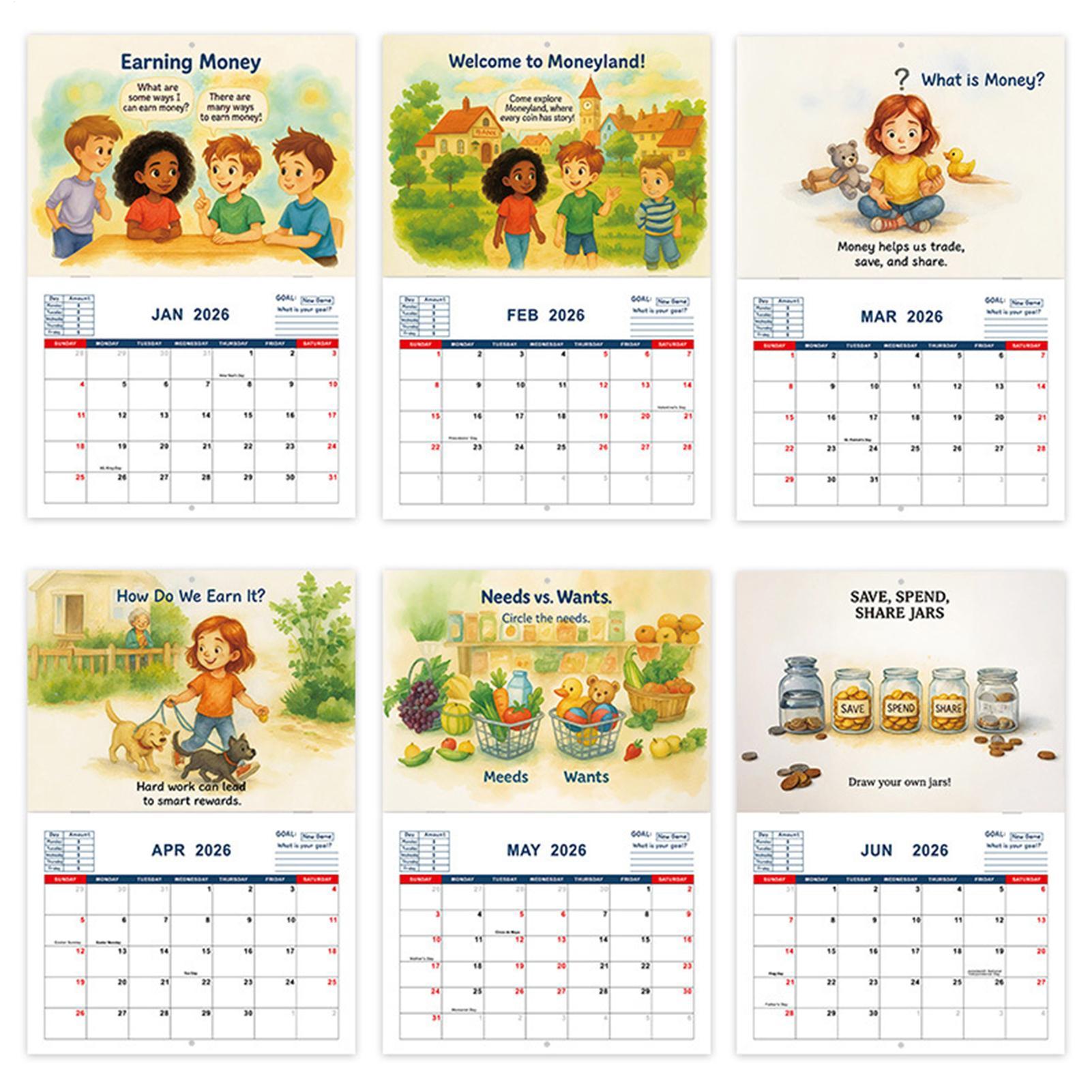 لوحة تقويم للأطفال 2026 تقويم  - مراجعة Kids Education Plan وسعره