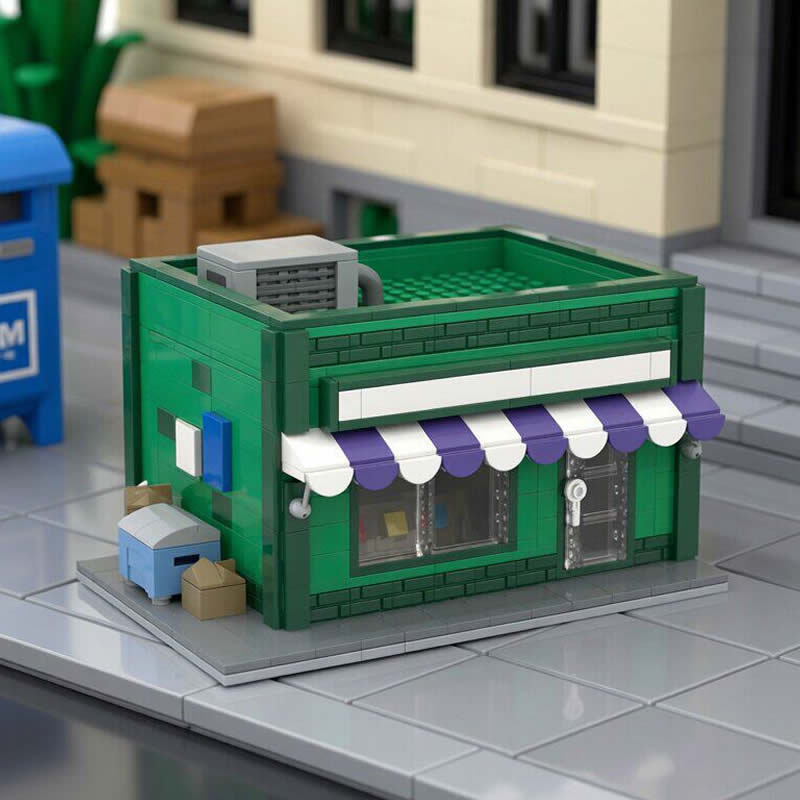 مكعبات بناء MOC، نموذج متجر شا - مراجعة Kids Education Card وسعره