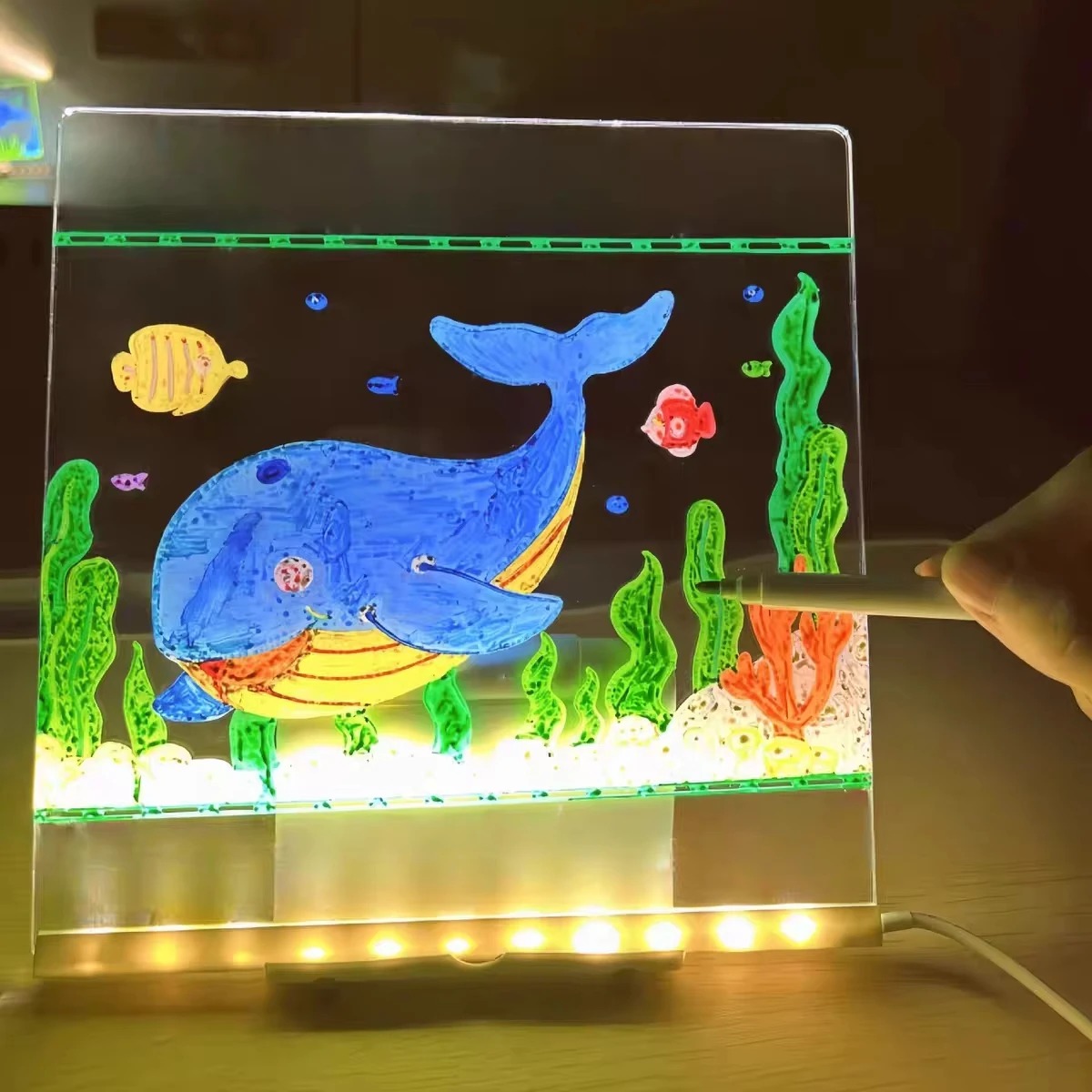 لوحة رسم للأطفال ماجيك جلو: جه - مراجعة Kids Education Fun وسعره
